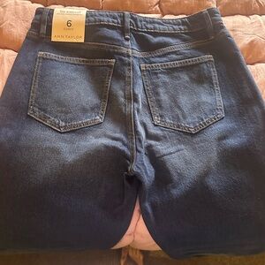 Ann Taylor Women's Boot Cut Jeans - Dark Blue